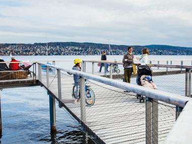 Lakeside Promenade Zurich