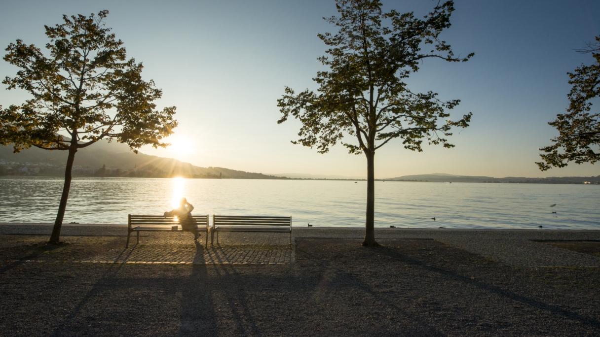 Sunset on Lake Zurich