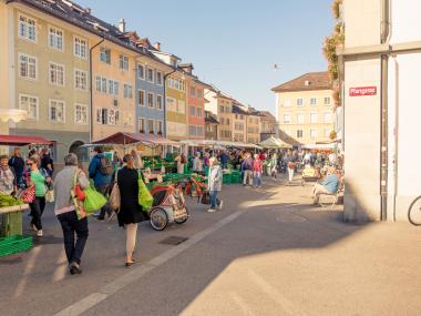 Weekly market in Winterthur